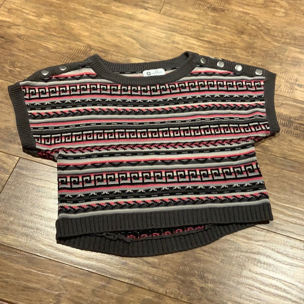 Willow blossom knit crop top